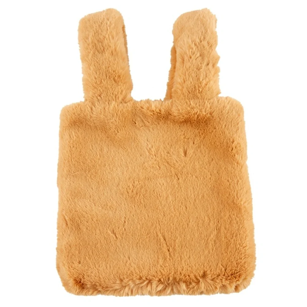 Unhide Lil Fluffy Handbag Faux Fur Plush Bag Tote Furry Fuzzy